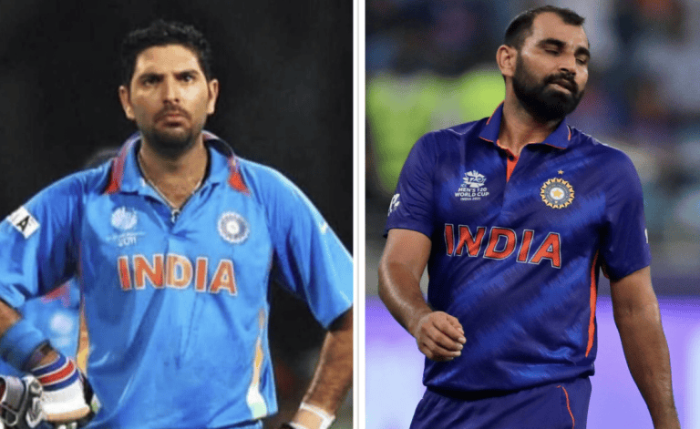 “Yuvraj Singh asked me to stand on the chair” - Mohammed Shami recalls his initial playing days