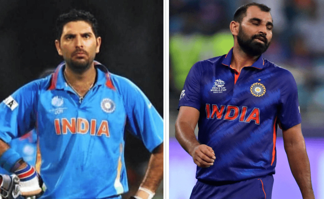 “Yuvraj Singh asked me to stand on the chair” - Mohammed Shami recalls his initial playing days